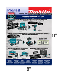 300 Makita Double-Sided Flyers